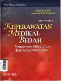 Keperawatan Medikal Bedah :Manajemen Klinis untuk hasil yang diharapkan